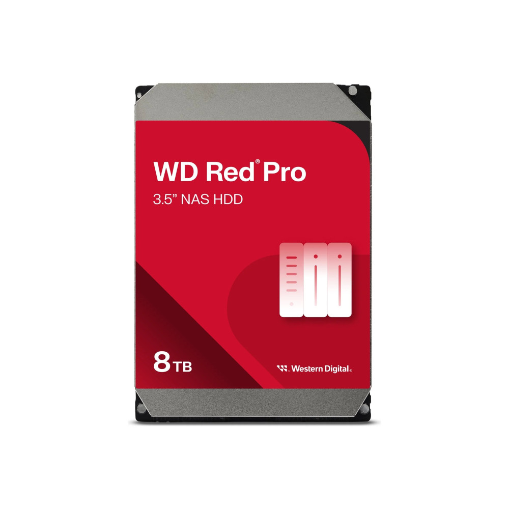 WD Red Pro WD8005FFBX - Disco rigido - 8 TB - interno - 3,5" (8,9 cm)